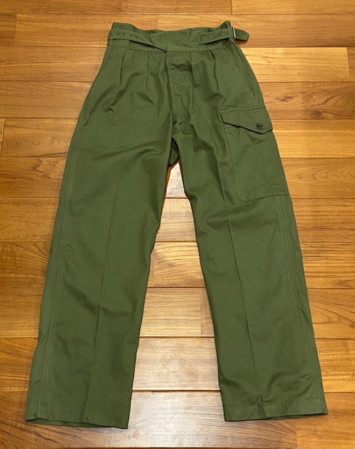 ジャストサイズ！！1960年代の【イギリス軍 グルカパンツ 1950 pattern