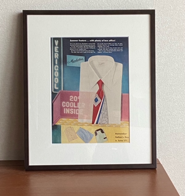 40s フランス ヴィンテージ 雑誌 ポスター 額 切り抜き - コレクション